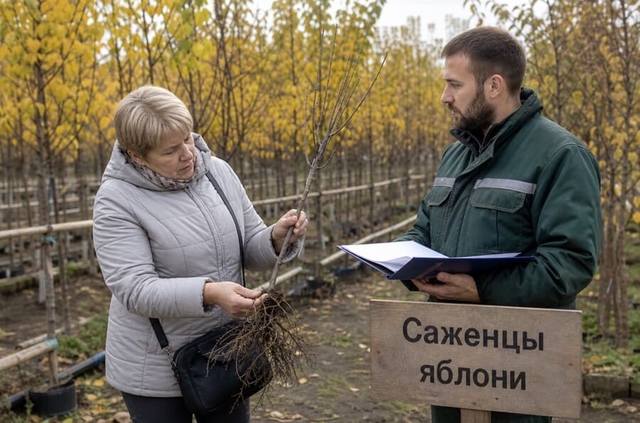 Перед покупкой не стесняйтесь попросить документы на партию и показать корневую систему.