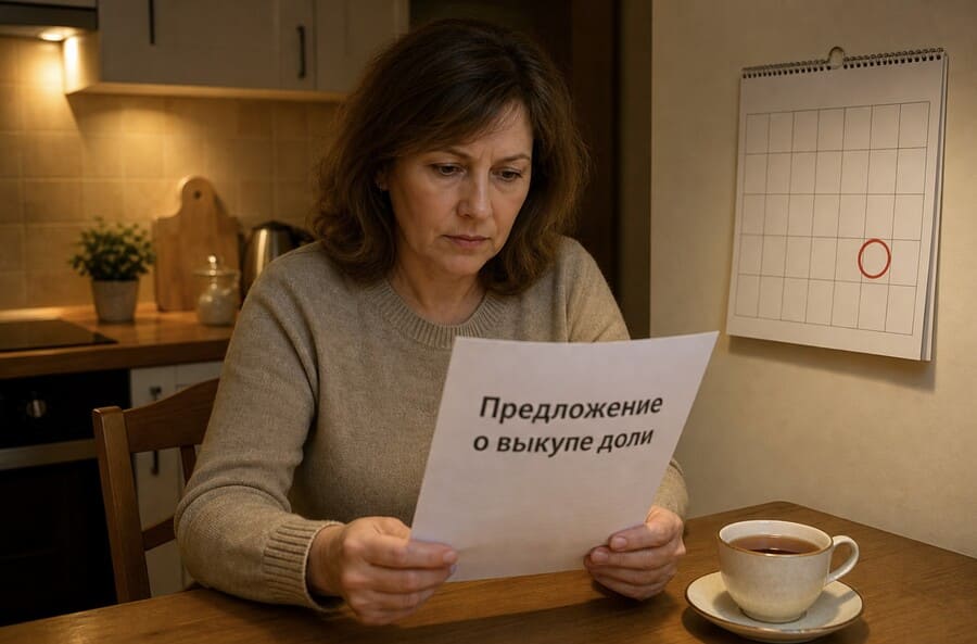 На ответ финансовому управляющему у совладельца есть один месяц. Пропустите срок — доля уйдёт на торги.